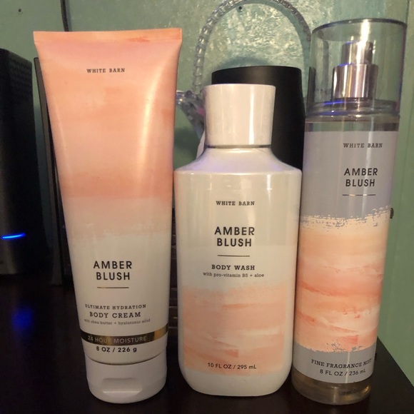 White Barn Amber Blush Bath & Body Set - Pink - Picture 3 of 4